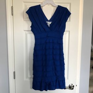 Cute blue ruffle party dress! Size Medium